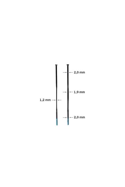 Shimano Ultegra Wh-r8170-c50 Jant Seti Için Jant Teli 272mm