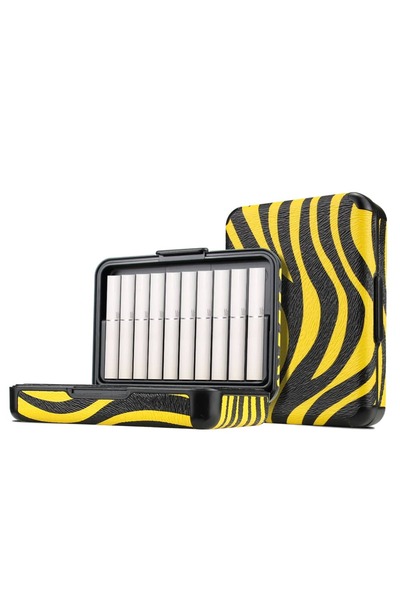 CeymSTecH Yeni Zebra Iqos Ilüma Ve Duo3 Taşınabilir Sigara Saklama Kutusu Içi...