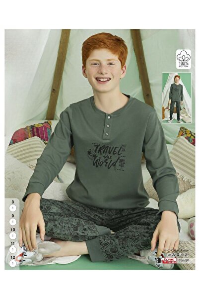 İpek Σετ πιτζάμες με μακριά μανίκια για αγόρια