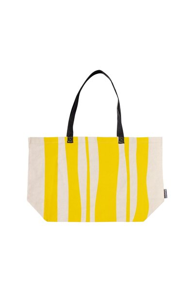 ODA.products Yazlık Plaj Çantası - Çevre Dostu Büyük Boy Cepli Kanvas Bez Çanta
