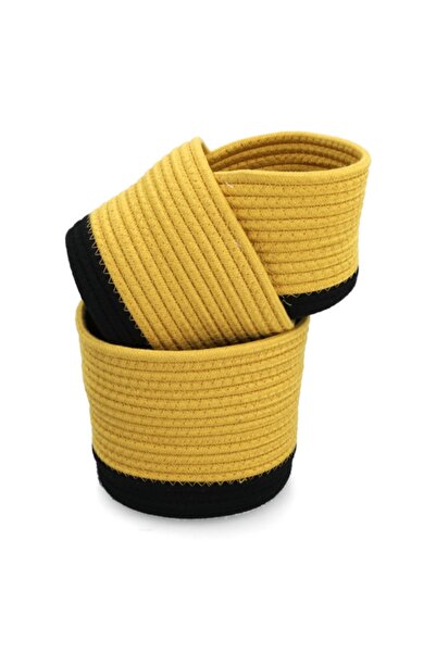 Tendance 3-Piece Elegant Design Round Cotton Laundry Basket Set