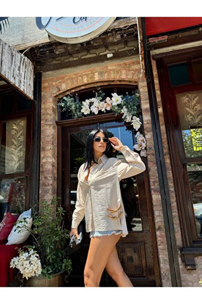 NEW STATION Cămașă New Station cu detaliu curea