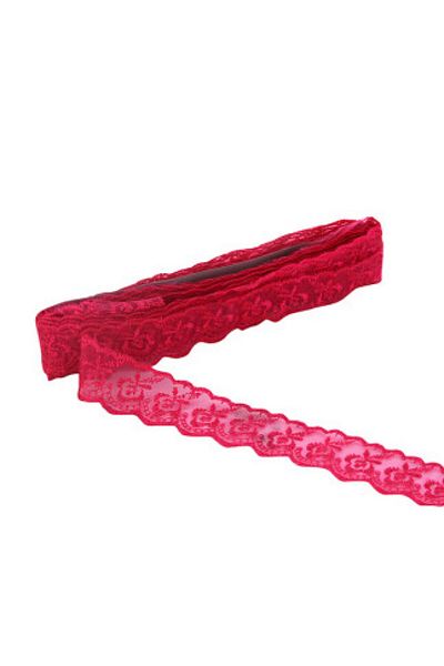Hayaller Dükkanı Φούξια Κορδέλα Δαντέλα 4cm Pk10yard-240 Ar1394f