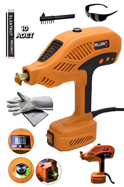 Millian Profesyonel 300 Amper Çift Kartlı Turbo Soğutma El Tipi İnvertör Taba...