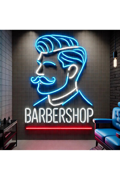 Brave Tasarım barber berber shop neon led