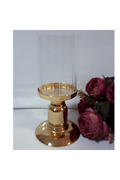 Hayaller Dükkanı Şamdan 1.kalite Lüks Söz Nişan Masa Üstü Organizasyon-altın