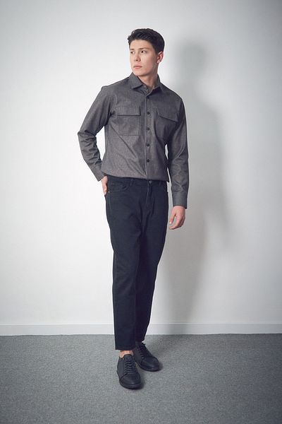 Fulla Moda Прави дънки с копчета