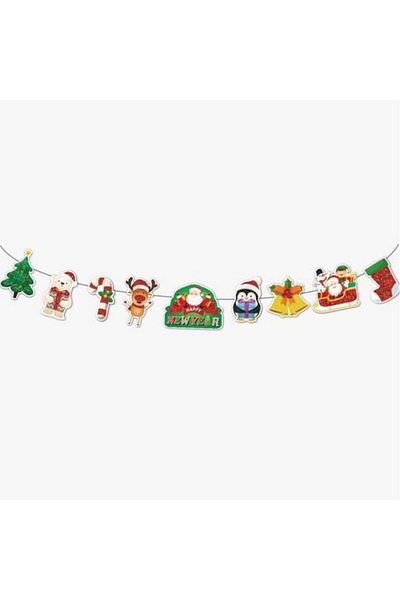 Hayaller Dükkanı Decorative Glitter Banner New Year New Year-