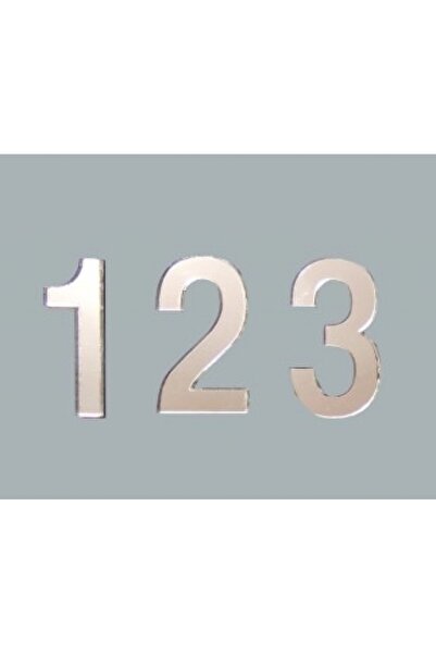 Hayaller Dükkanı Rakam Ayna Pleksi 4 Cm-2 Rakam Pk:10-