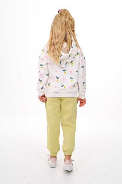 Toontoy Κοριτσίστικο με κουκούλα Σετ Φόρμας Ολόκληρο Σετ Τουλάλε με τύπωμα