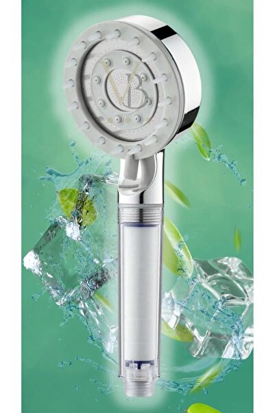 Genel Markalar Filtreli Arıtmalı Masajlı Çok Fonksiyonlu Krom Beyaz Elit Duş ...