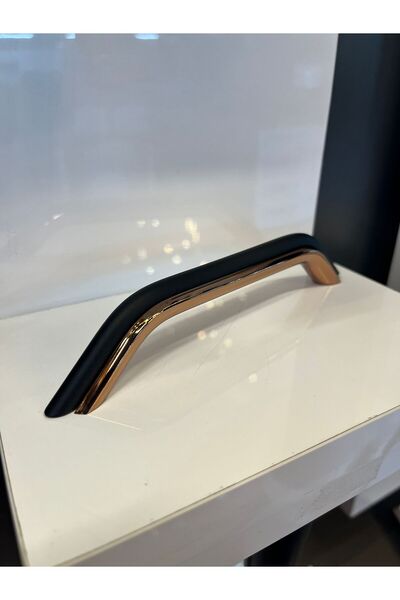 Emaks Tower Metal Handle 160mm Rose+Matte Black Cabinet Door Modern Tv Unit Drawer Furniture Bedside Table Cloakroom