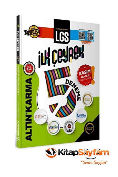 Altın Karma 8. Sınıf Lgs Ilk Çeyrek 5 Li Deneme