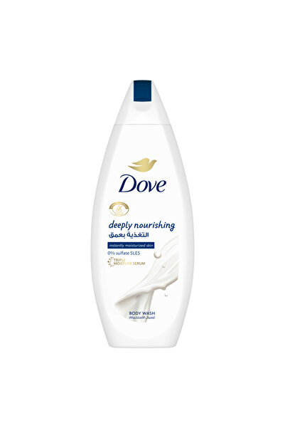 Dove غسول للجسم مغذي بعمق، ترطيب فوري، أصلي، خالٍ من الكبريتات والبارابين، 250 مل