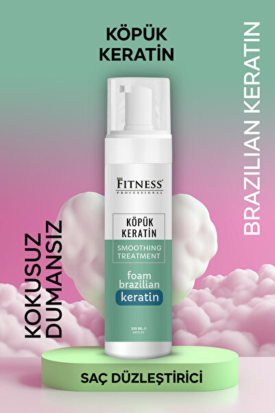 Fitness Professional Brezilya Fönü Köpük Keratin Bakımı 250 ml Kokusuz Dumans...