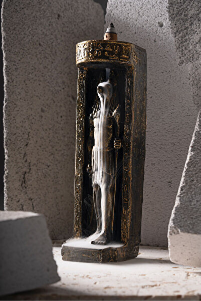 Genel Markalar Mitolojik Figürlü Siyah Geri Akış Tütsülük, rahatlatıcı ve şık...