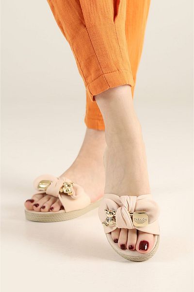 Lurji Stylish Summer Women's Slippers - Comfortable Home, Dowry Bundle with Teddy Bear and Buckle
