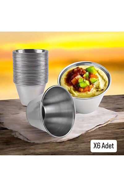 Metler Çok Kullanışlı Alüminyum Kase, Sos Kabı,Süt Kabı,Tas,Bakraç,Saklama Ka...