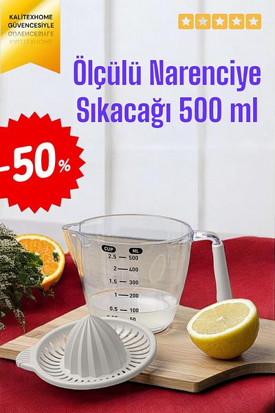 kalitexhome Grapefruit Orange Lemon Citrus Juice - Measured