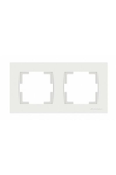 Mutlusan Rita White Double Horizontal Frame