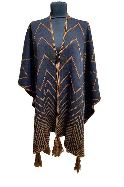 Flow Mi̇sseale Acrylic Poncho
