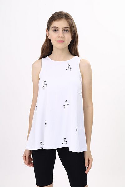 Toontoy Girl's Printed Undershirt