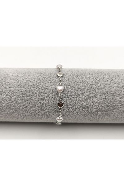 Alina Jewelry Elegant Stone Detailed Stylish Steel Anklet – Rustproof, Non Darkening, Allergy Resistant