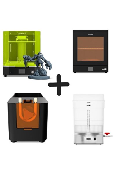 Phrozen Mega 8K S MSLA 3D Yazıcı  Mega 8K S +  Wash Mega S + Cure Mega S + Pu...