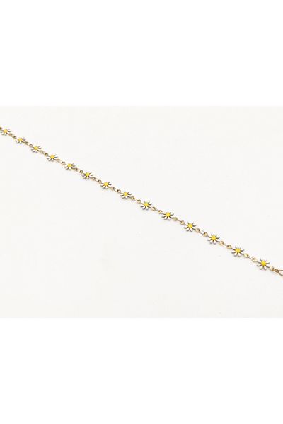 Alina Jewelry Stylish Steel Anklet with Elegant Stone Detail