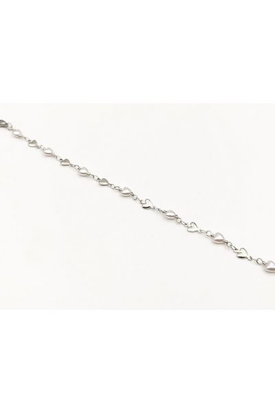 Alina Jewelry Elegant Stone Detailed Stylish Steel Anklet – Rustproof, Non Darkening, Allergy Resistant