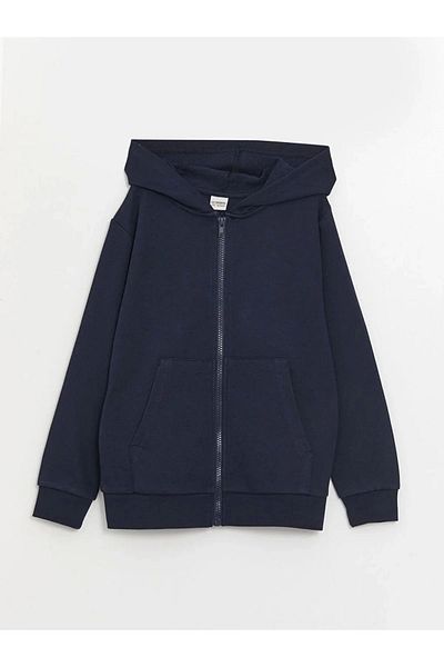 LC Waikiki Lcw Kids Hooded Boy Zippered Sweatshirt
