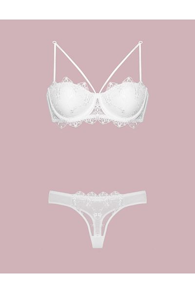 Nurteks 4591 Supported Lace Bra Set