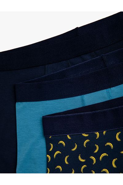 Koton Σετ Boxer Basic Βαμβακερό με μοτίβο 3 τεμαχίων