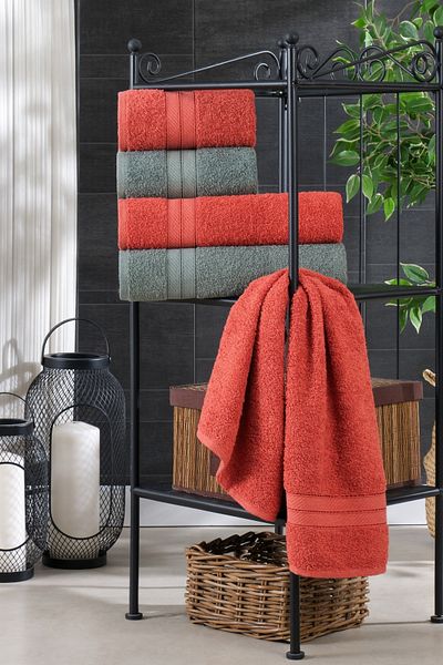 TABEA HOME Set de 4 prosoape de baie Kai |   Bumbac |   Set de zestre