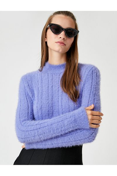 Koton Tricot Detaliat Tricotaj Pulover Mânecă Lungă