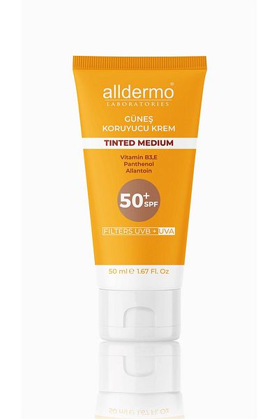 Alldermo Spf50 Tinted Medium Cream 50 ml