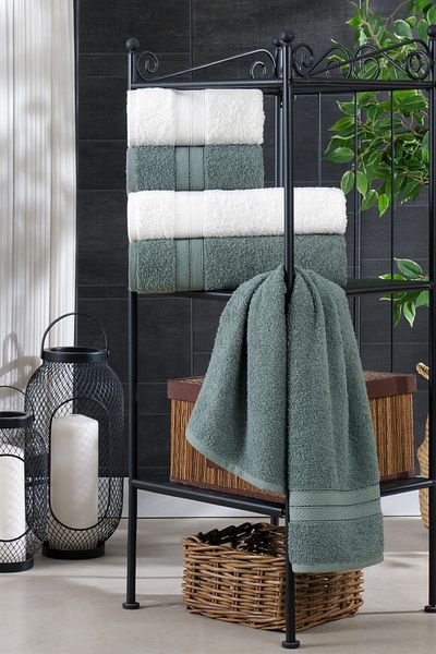 TABEA HOME Kai Bath Towel Set of 4 |   Cotton |   Dowry Set