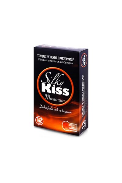 Genel Markalar Kiss Maximum Tırtıklı Ve Benekli Prezervatif 12'li