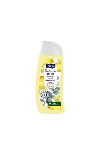 Hobby Shower Gel Naturals Energy Eucalyptus Extract Lemon Oil 500 ml