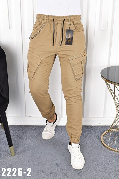 Enjoy YUMUŞAK DOKUNUŞLU RAHAT GİYİM YAN CEPLİ BEL LASTİK JOGGER PANTOLON