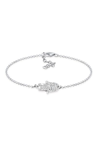 ELLI Náramek Hamsa Hand Crystals 925 Sterling Silver