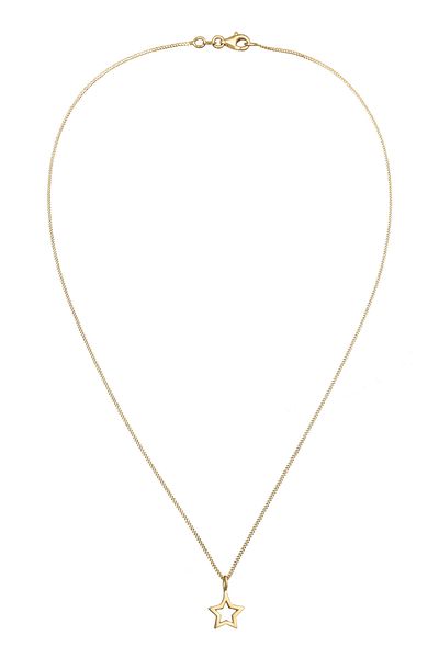 ELLI Necklace Ladies Star Pendant Astro Modern In 925 Sterling Silver