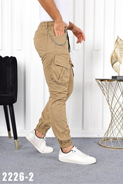 Enjoy YUMUŞAK DOKUNUŞLU RAHAT GİYİM YAN CEPLİ BEL LASTİK JOGGER PANTOLON