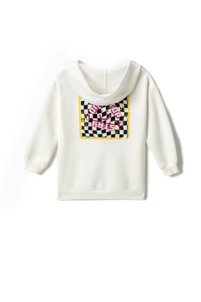Koton Printed Hooded Sweatshirt