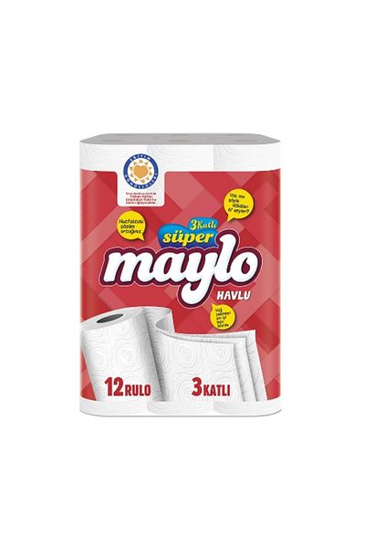 Maylo Paper Towels 12 Pieces 3 Layers (6 Pieces)