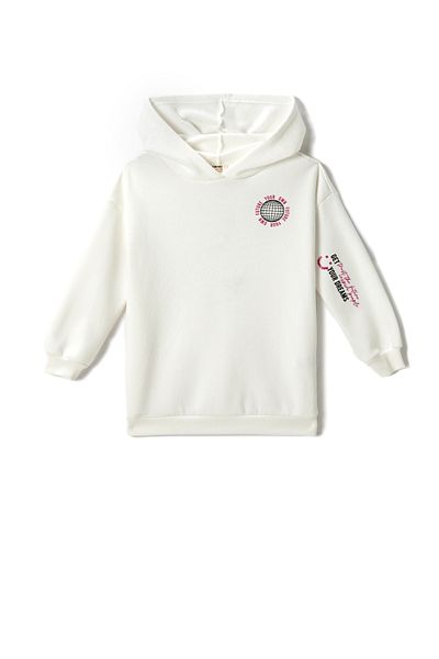 Koton Printed Hooded Sweatshirt