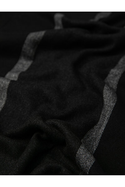 Koton Eșarfă țesută de bază cu bloc de culoare ciucuri