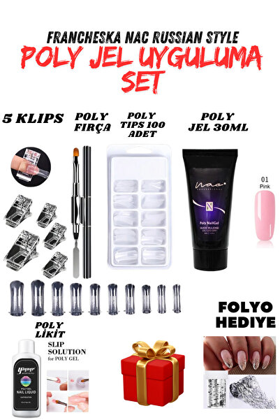 Francheska Russıan Acry Poly Jel Express Tırnak Uzatma Seti