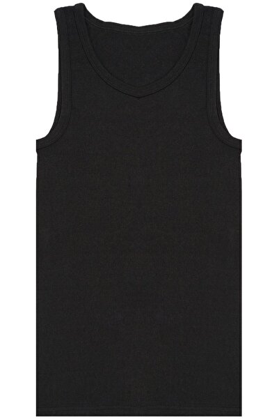 Modaley Giyim 6 Τεμάχια Μαύρο Ανδρικό Αθλητή Βαμβακερό Ανδρικό Χτενισμένο Αθλητή