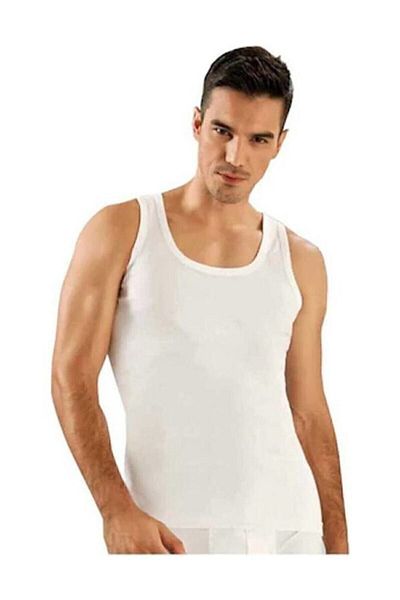 ENTAHA Tutku Men's White 6 Pack Classic Tank Top